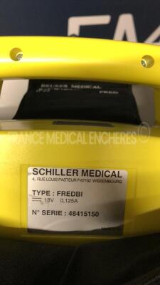 Lot of 2 Schiller Defibrillators FRED - Untested due to missing batteries - 3