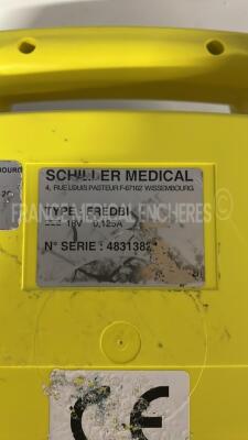 Lot of 2 Schiller Defibrillators FRED - Untested due to missing batteries - 5