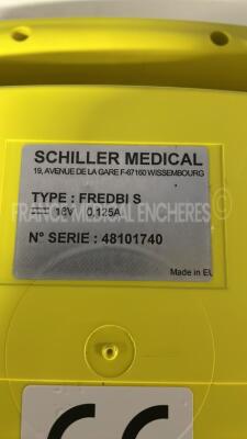 Lot of 2 Schiller Defibrillators FRED - Untested due to missing batteries - 6