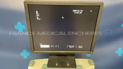 BK Medical Utrasound Falcon 2101 w/ Footswitch and BK Medical Probe 8816 - untested because of unfunctional plug (Powers up) - 4