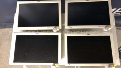 Lot of 4 Drager Monitors Infinity C700 YOM 2011 - no power supplies - All power up
