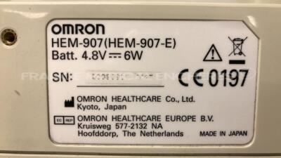 Lot of 3 Omron Tensiometers HEM-907 (All power up) - 6
