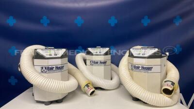 Lot of 2 Arizant Patient Warming System Bair Hugger 505 YOM 2007 and 1 Augustine Medical Patient Warming System Bair Hugger 505 (All power up)