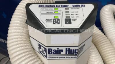 Lot of 2 Arizant Patient Warming System Bair Hugger 505 YOM 2007 and 1 Augustine Medical Patient Warming System Bair Hugger 505 (All power up) - 2