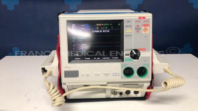 Zoll Defibrilator Mseries CCT - w/ SPO2 sensor - 2 extra batteries (Powers up)