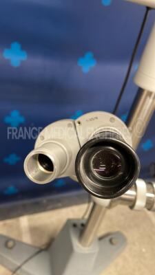 Zeiss Microscope OPMI-1-F w/ Dual Binoculars - 12.5X - Missing one optic (Powers up) - 6