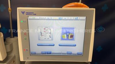 Lot of 2 Fresenius Dialysis 5008 Cordiax - YOM 2015 - S/W 4.57 Count 18663H and 19513H (Both power up) - 7