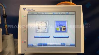Lot of 2 Fresenius Dialysis 5008 Cordiax - YOM 2015 and 2014 - S/W 4.57 Count 20954H and 19540H (Both power up) - 6