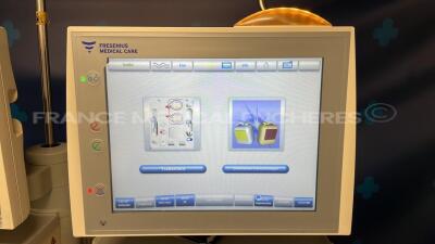 Lot of 2 Fresenius Dialysis 5008 Cordiax - YOM 2015 and 2016 - S/W 4.57 Count 6646H and 17762H (Both power up) - 7