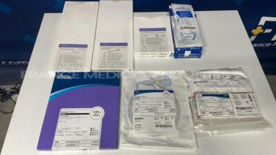 Lot of Boston Scientific Microcatheters Renegade STC18 Angled / Straight and Boston Scientific Ureteral Stents Percuflex Plus and Cogentix Medical Bulking Agents MPQ-2.5 and Axium Lead Extentsion Kits (50cm° MN20550-50 and Axium Small Curve Delivery Sheat