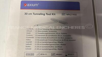 Lot of Boston Scientific Microcatheters Renegade STC18 Angled / Straight and Boston Scientific Ureteral Stents Percuflex Plus and Cogentix Medical Bulking Agents MPQ-2.5 and Axium Lead Extentsion Kits (50cm° MN20550-50 and Axium Small Curve Delivery Sheat - 8