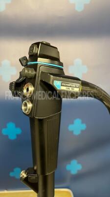 Olympus Duodenoscope TJF-130 - tested and functional - pinch on the insertion tube - leak - 2