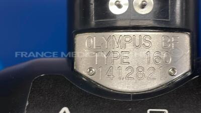 Olympus Video Bronchoscope BF-160 - to be repaired - leak in the operative channel - blurred image - some parts are missing on the handle - 7