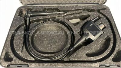 Pentax Bronchoscope EB 1570K - tested and functional - metal braid crushed - leak in the distal sheath