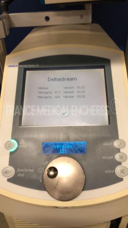 Medos Blood Pump Deltastream DC - YOM 2001 - S/W V1.1 - Missing Pump Head (Powers Up)