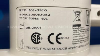 Lot of 2 Nellcor Patient Warming Units Warmtouch 501-5900 - YOM 2006 (Both power up) - 4