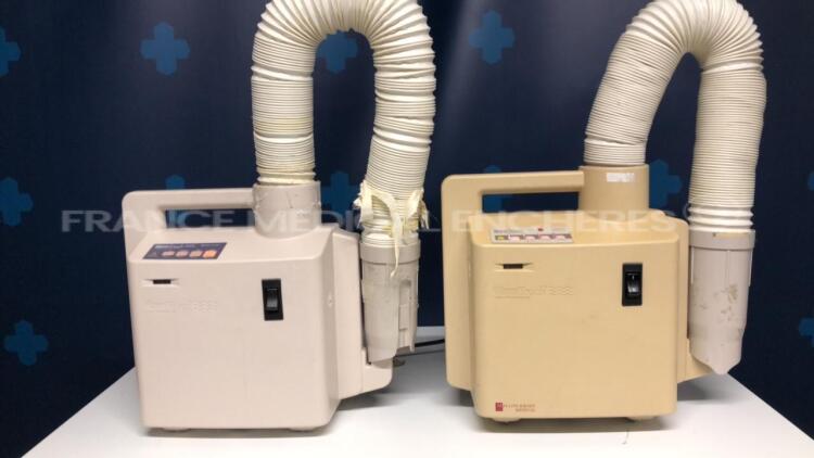 Lot of 1 Nellcor Patient Warming Unit Warmtouch 501-5900 - YOM 2006 and 1 Mallinckrodt Patient Warming Unit Warmtouch 501-5800 (Both power up)