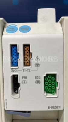 GE Datex Ohmeda Patient Monitor F-CM1-4 - YOM 2006 - w/ module SPO2/T1 T2/PNI/ECG (Powers up) - 5