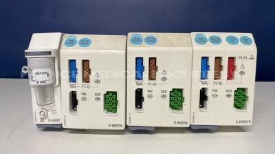 Lot of GE Modules including 3 X E-RESTN-00 and 1 X E-MINIC-00