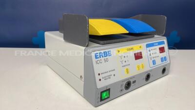 Erbe Electrosurgical Unit ICC 50- YOM 2009 -w/ footswitch (Powers up) - 3