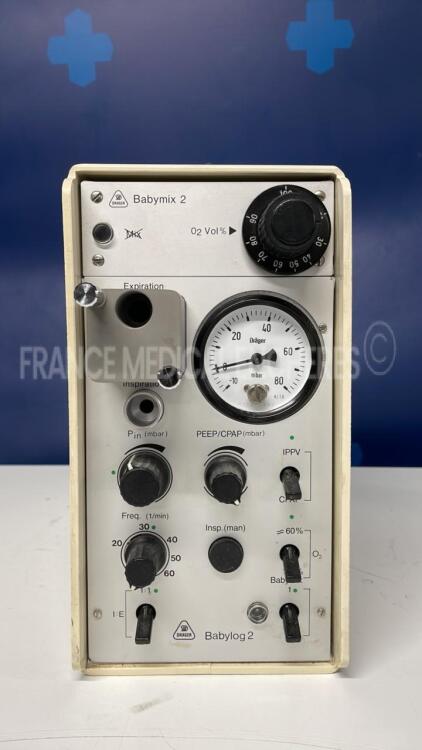 Drager Transport Ventilator Babylog 2/ Babymix 2