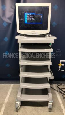 Medicart Trolley with Sony Monitor LMD 2140-MD - YOM 07/2005 (Both power up)