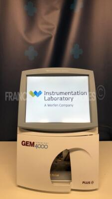 Instrumentation Labotary Blood Gas Analyzer - S/W 3.0 - no power cable (Powers up)