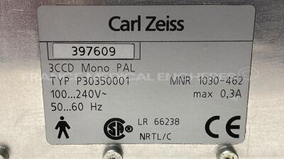 Lot of Sapimed Light Source GLF 100 and Zeiss Camera Control Unit for microscope Medilive - no power cables (Both power up) - 5