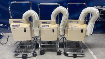 Lot of 2 Nellcor Patient Warming Units Warmtouch 501-5900 YOM 2005 (All power up)