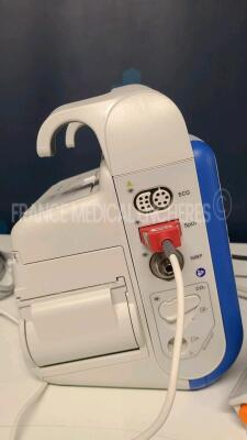 Zoll X Series Defibrillator / Monitor *Mfd - 2019* with Pacer, ECG, SPO2, NIBP, CO2, P1, P2, P3, T1, T2 and Printer Options, SPO2 Finger Sensor, NIBP Cuff and Hose, Paddle Lead, External Hard Paddles, 1 x Flat Battery and User Manual (Powers Up and Passes - 6