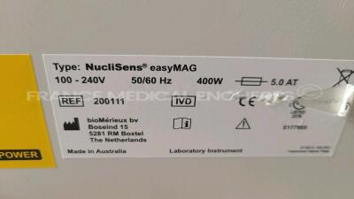 Biomerieux Automated DNA RNA Nucleic Acid Sample EasyMag - YOM 2009 - missing workstation (Powers up) - 8