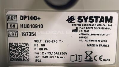 Lot of 3 Systam Ultrasonic Nebulisers DP100 plus - YOM 2013 - no power cables (All power up) - 7