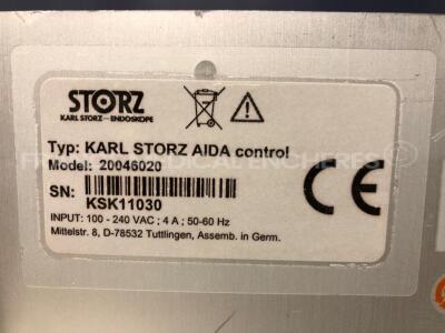 Storz Endoscopy System Aida Control 2 200460 20 (Powers up) - 4