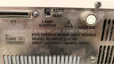 Olympus Xenon Light Source Evis Exera 2 CLV-180 (Powers up) - 5