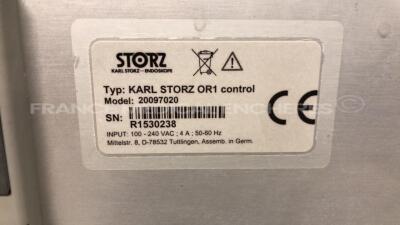 Storz Endoscopy Control Unit SCB OR1 Control - power button to be repaired (Powers up) - 4