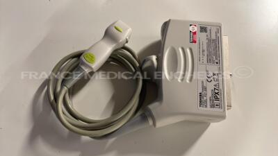 Hitachi Ultrasound Artida SSH 880CV - YOM 2012 - S/W AA V2.7 - w/ PST-30B probe - PST-50BT - CW Doppler pencil PC-20M - ECG sensors (Powers up) - 8