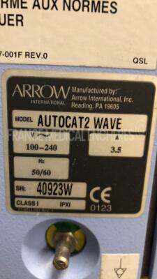 Arrow Balloon Pump Autocat2 Wave YOM 01/2005 - w/ balloon - ECG sensors (Powers Up) - 11