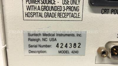 Suntech Exercice BP Monitor 4240 w/ Remote Control (Powers up) - 8