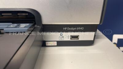 Lot of HP Printer OfficeJet Pro 8210 and HP Printer Deskjet 6940 - no power cables - Untested - 5