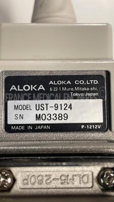 Aloka Ultrasound SSD-1000 -YOM 2005 -w/ UST-9124 probe - UST-979 3.5 probe - Sony video graphic printer UP-895MD (Powers up) - 10