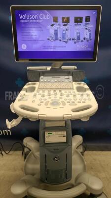 GE Ultrasound Voluson S6 BT16 - YOM 06/2017- S/W 16.0.11.2691 - in excellent condition - tested and controlled by GE Healthcare France – ready for clinical use - Options - XTD - advanced SRI - scan assistant - sono NT - recording module SW-DVR - IEC62359