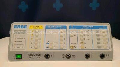 Erbe Electrosurgical Unit ACC 430 (Powers up)