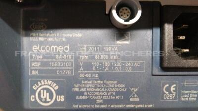 Lot of W&H Elcomed Control Unit SA-310 - YOM 2011 and W&H Motor 05513400  135°- w/ W&H footswitch YOM 2017 - tested and functional (Powers up) - 9