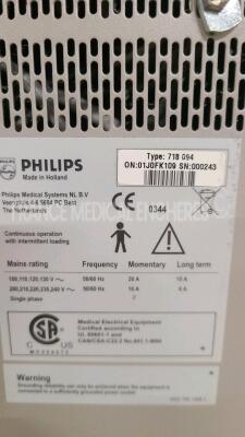 Philips C-Arm BV Pulsera - YOM 2006 - S/W R2.2.6 - X-ray generator monoblock 80 kHz high-frequency, micro-processor controlled generator X-ray tube Rotating anode tube with active heat management - Nominal power 15 kW: 120 kV, 125 mA - Analog video out 1 - 18