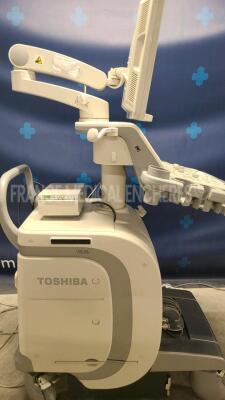 Toshiba Ultrasound Aplio 400 TUS A400 YOM 2012- w/ footswich - Sony video graphic printer UP- 897MD (Powers up) - 3