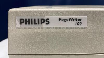 Lot of 2 Philips ECG Pagewriter 100 - no power cables (Both Power up) - 4