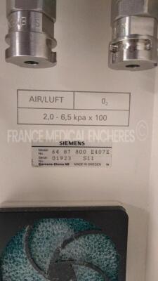 Siemens Ventilator Servo I - S/W V7.00.02 - count 115115 hours (Powers up) - 4