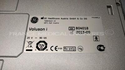 GE Ultrasound Voluson I - YOM 09/2013- S/W 8.2.2.947 - options DICOM 3 - sono NT - sono RS w/ E8C-RS probe YOM 04/2020- 4C-RS probe YOM .02/2012 -Mitsubishi printer P95 (Powers up) - 19