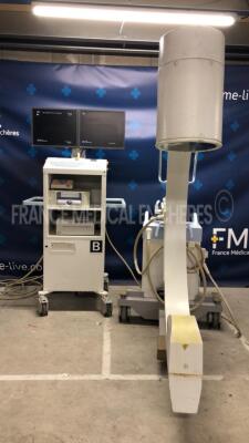 Siemens C-Arm Siremobile Compact L - YOM 2007 - S/W 3DV01E - compact size - high image quality - single key operation - dual mode 9/6 with digistore 100 and laser targeting - converter control frequency 15 kHz to 30 kHz - fluoroscopy 0.2 mA to 8.9 mA - di