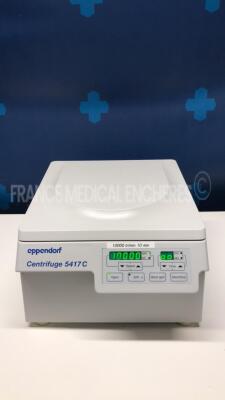 Eppendorf Centrifuge 5417C - no power cable (Powers up)